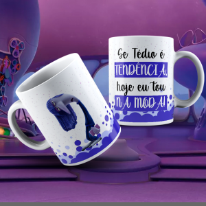 😒 Caneca Personalizada – Tédio